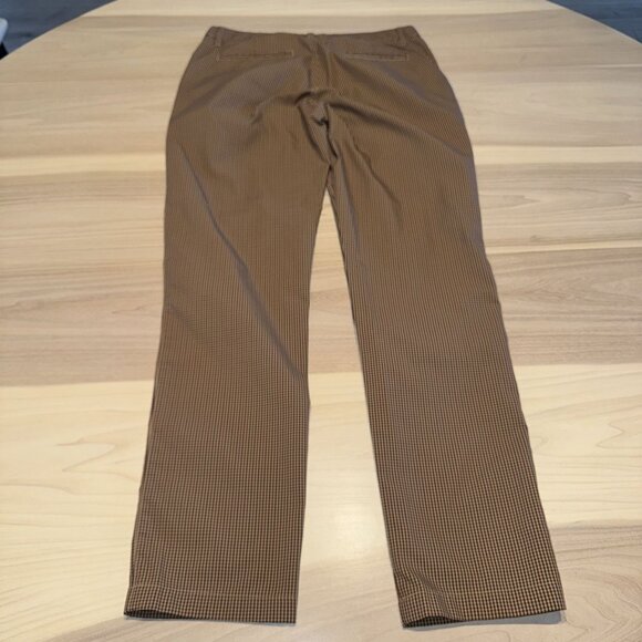 Bonobos Golf Brown Cream Red Print Slim Fit Pants Men's 32/32 - Picture 4 of 7